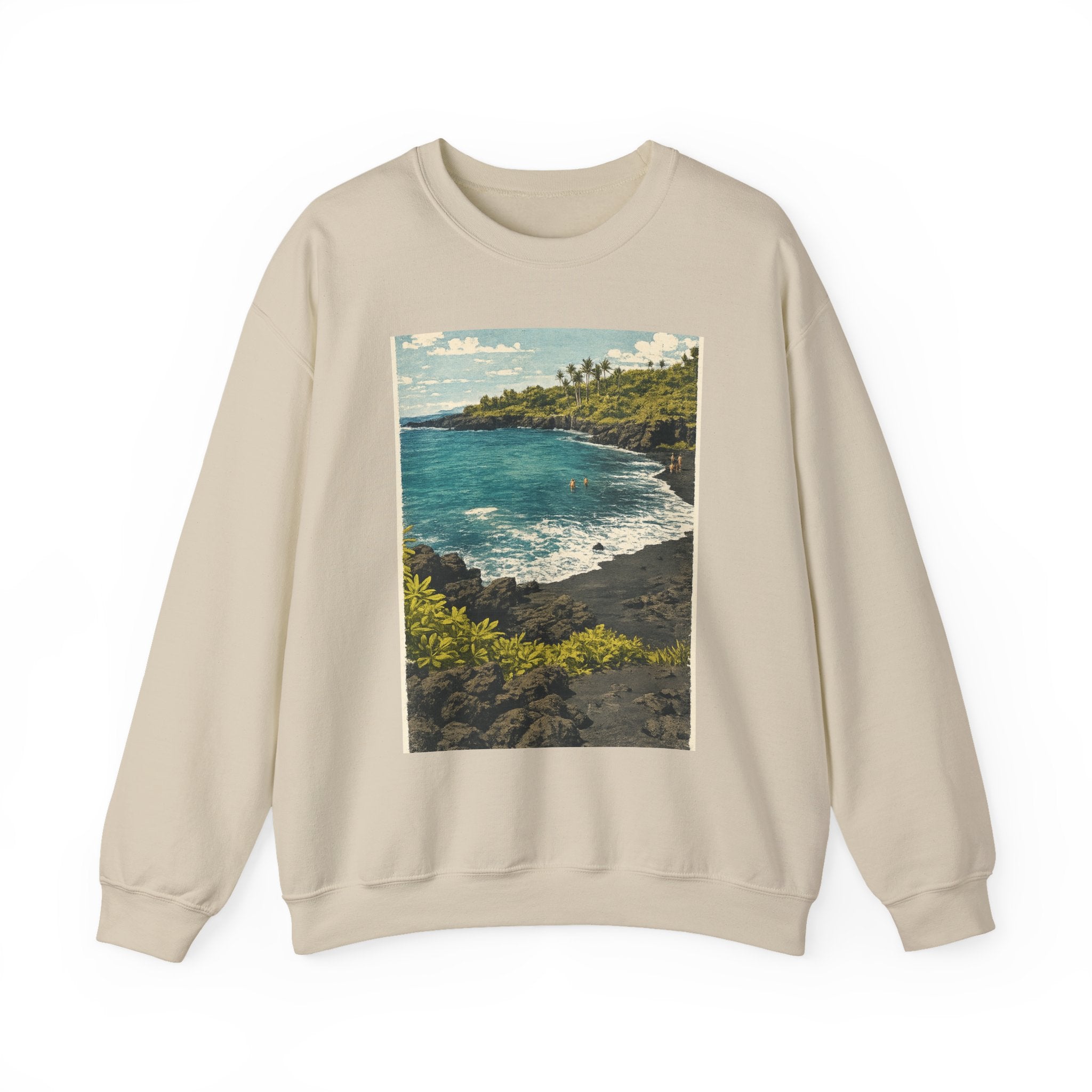 Black Sand Beach Crew Neck Multi colors