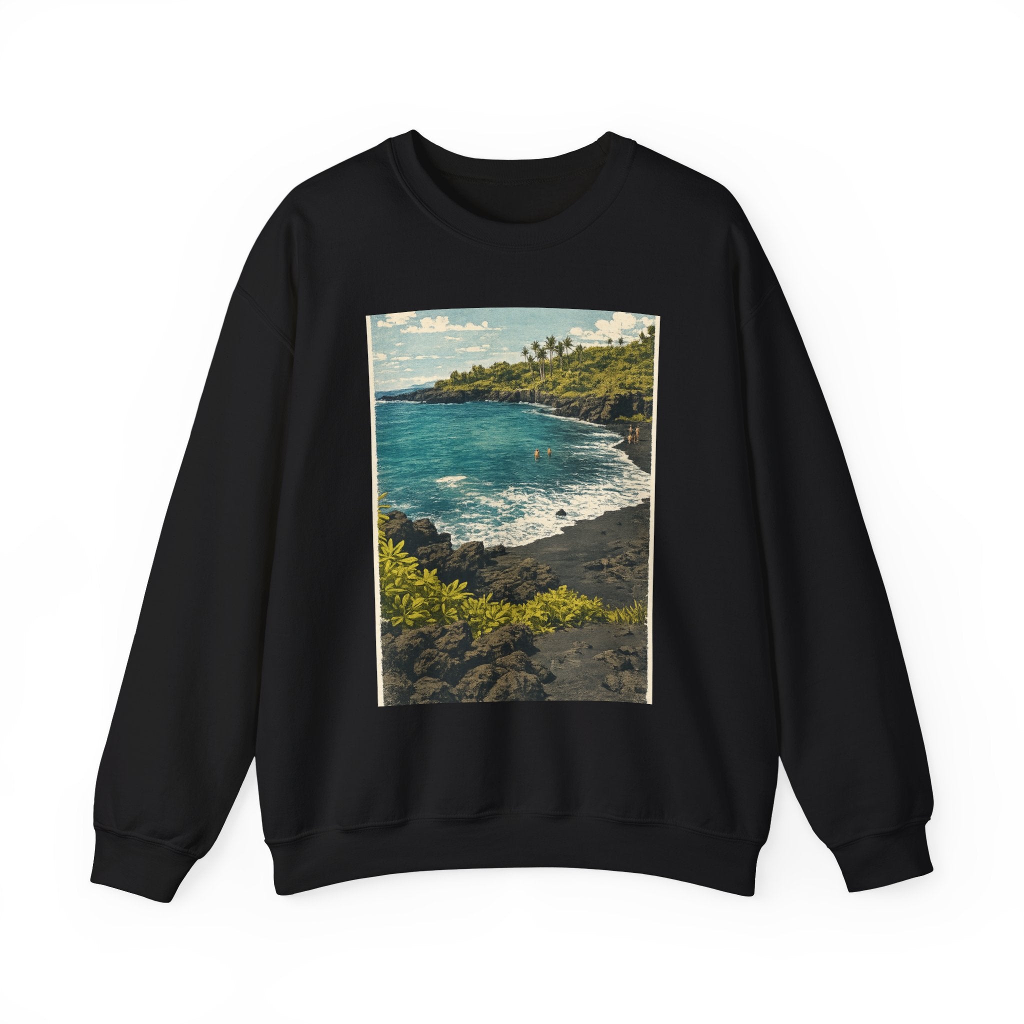 Black Sand Beach Crew Neck Multi colors