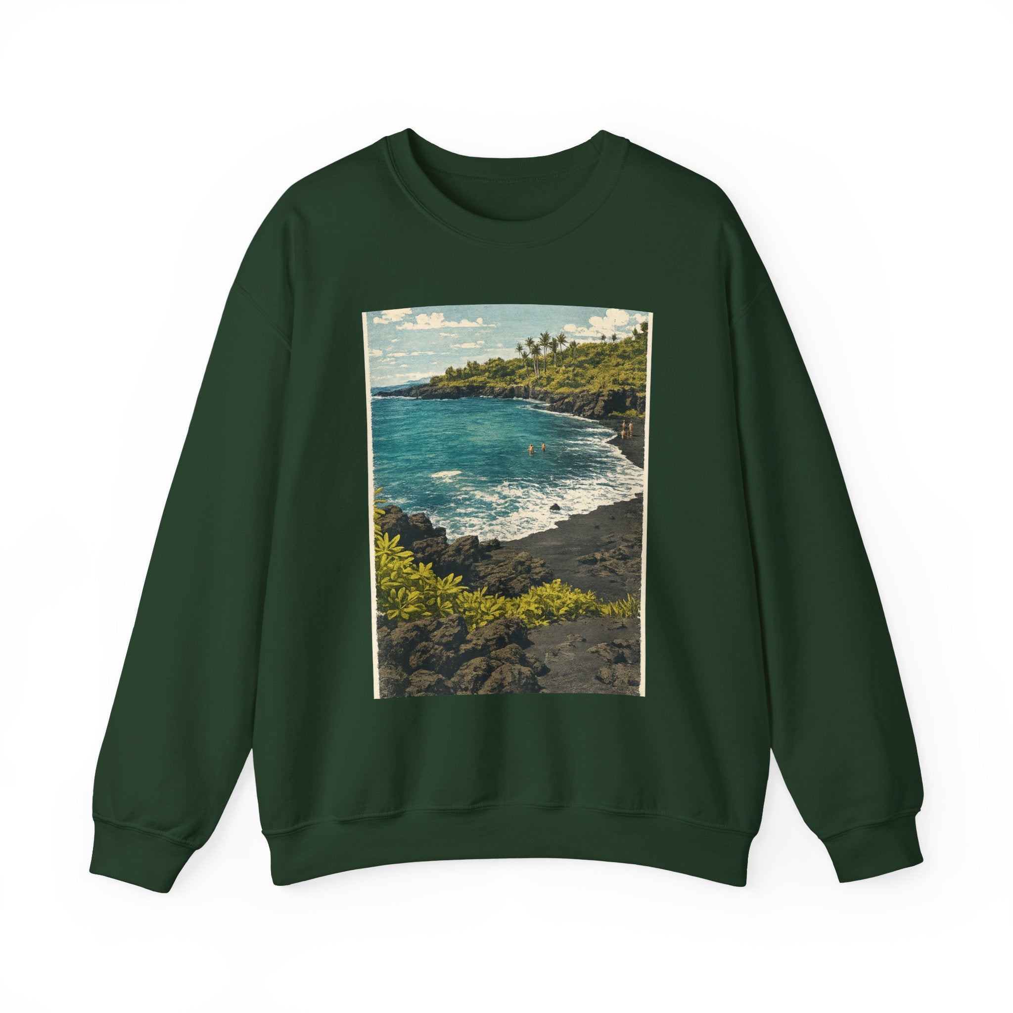 Black Sand Beach Crew Neck Multi colors